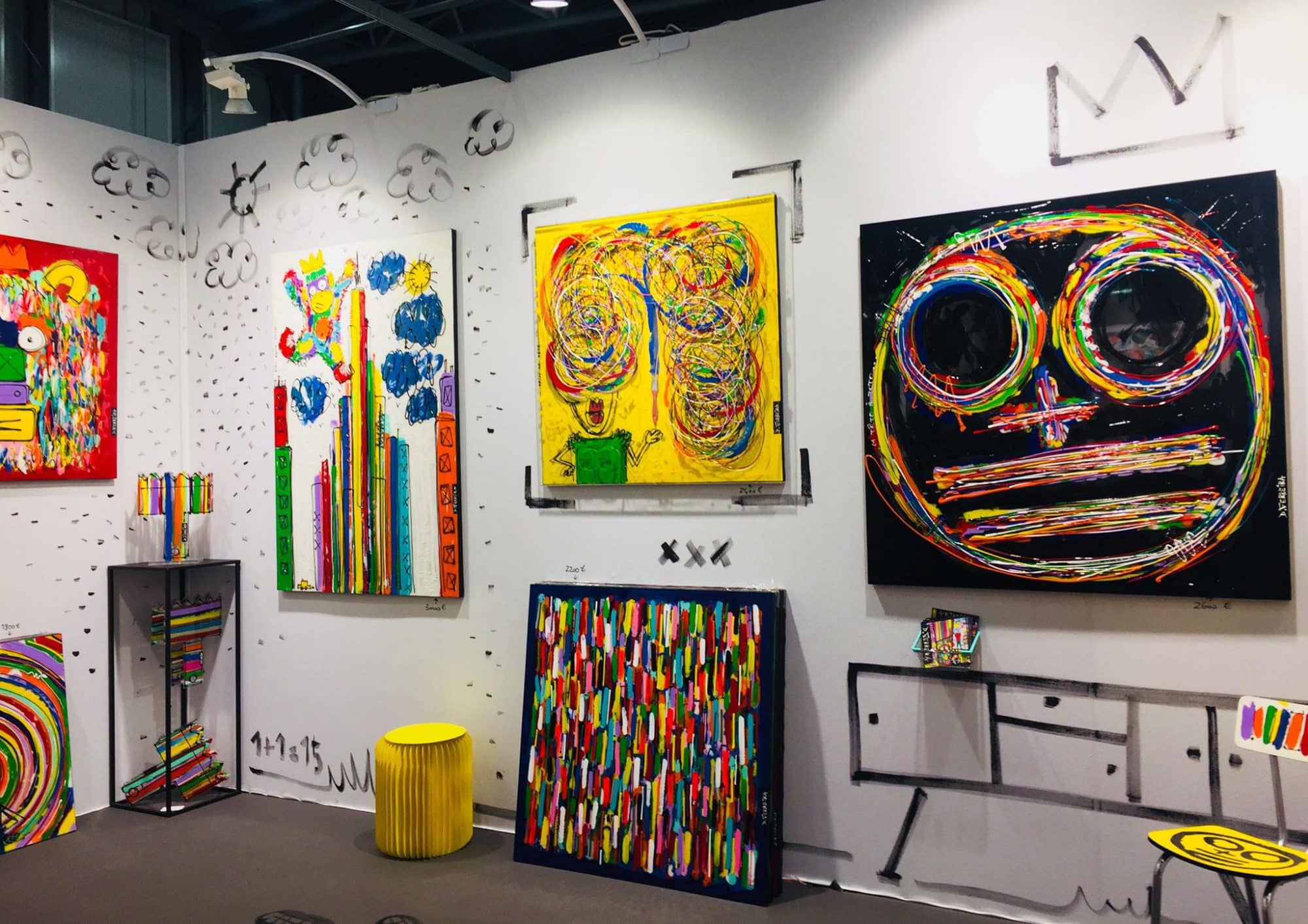 巴黎當代藝術博覽會，art3f，藝術展會現(xiàn)場