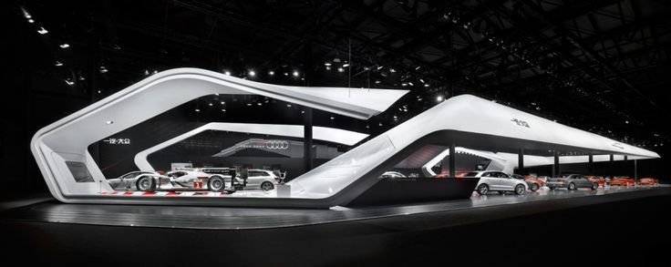 奧迪汽車展覽，車展，汽車展臺(tái)