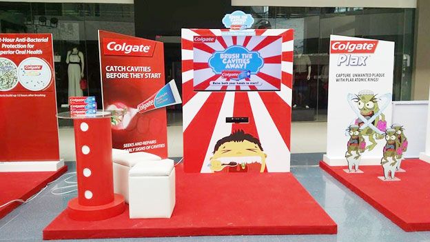 高露潔展，高露潔展臺，高露潔